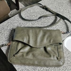 Moda Luxe Olive Green Crossbody Bag